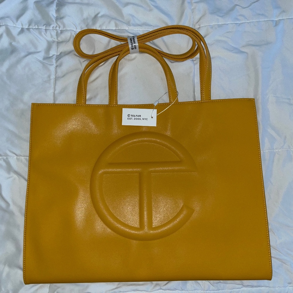 Large Shopping Bag - Mustard